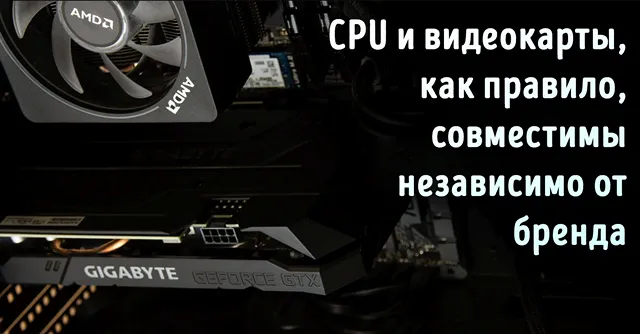 Совместимость NVIDIA и AMD: Работают ли видеокарты NVIDIA с процессорами AMD